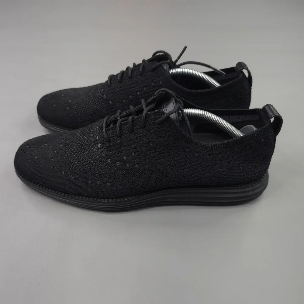 Cole Haan Original Grand Shoes Mens 10 Black Stitchlite Wingti pOxford Lace Up